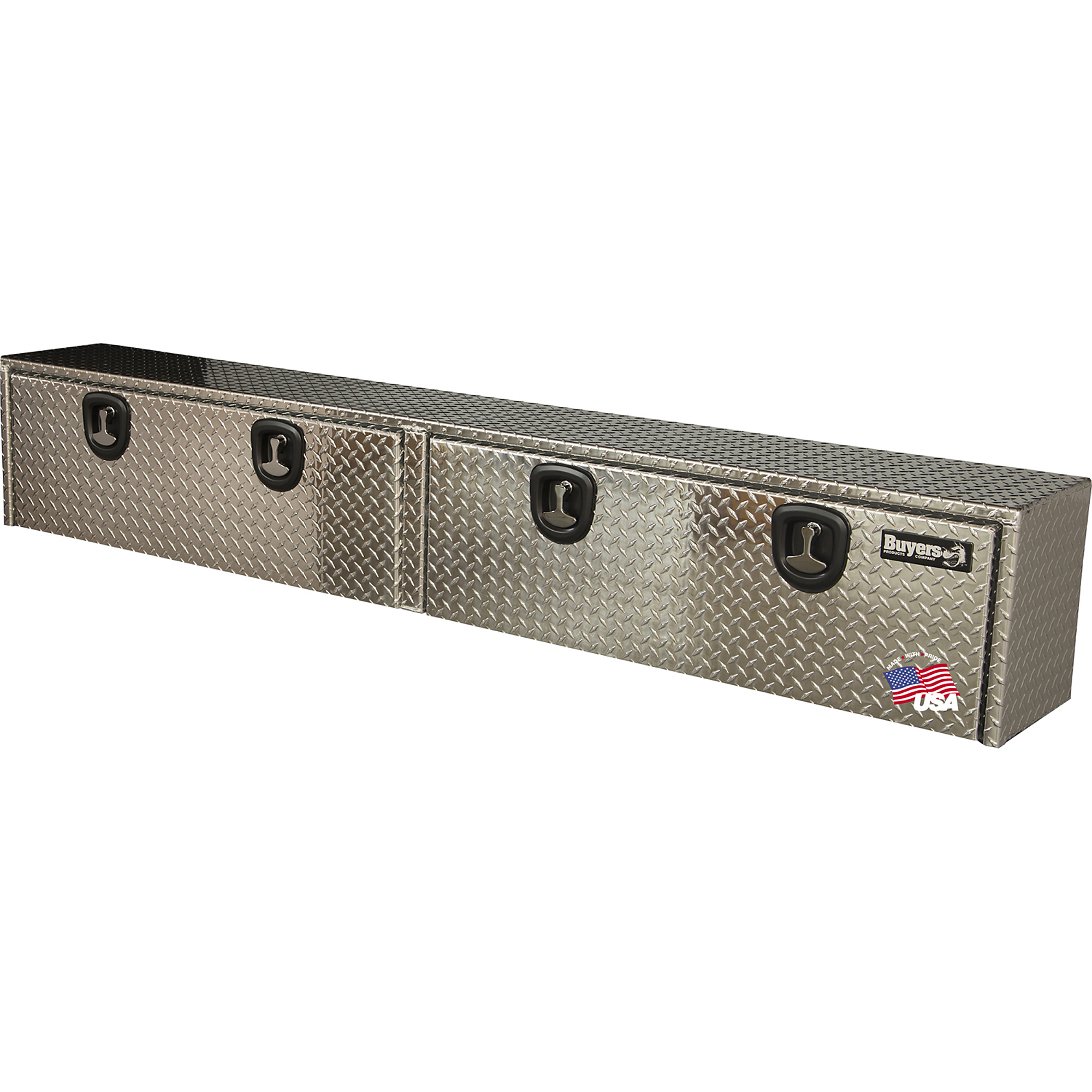 Buyers Products Diamond Tread Aluminum Topsider Truck Tool Box Series